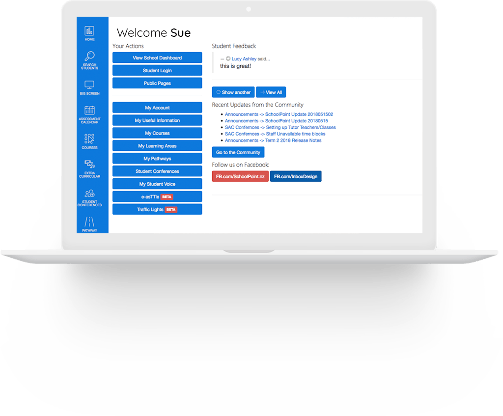 View the SchoolPoint Dashboard